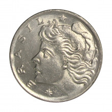 Moeda V-297 10 Centavos 1970 FC Cupro Níquel Ø23mm 4,78gr.