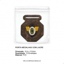 Porta Medalhas Com Lacre 10 Un