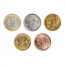 Set 5 Moedas do Real 2024 FC