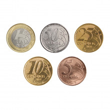 Set 5 Moedas do Real 2024 FC