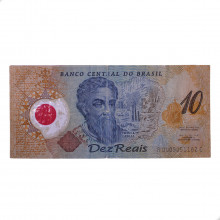 Cédula C-331 10 Reais 2000 Letra - AC Escassa MBC - Pedro S. Malan / Armínio Fraga Neto