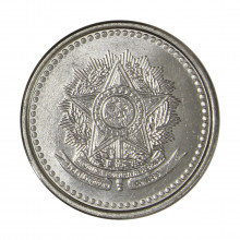 Moeda V-391 20 Centavos 1988 SOB/FC Data Difícil Aço Inoxidável Ø19mm 2,5gr.