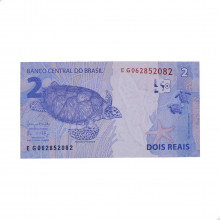 Cédula C-336 EG 2 Reais 2017 SOB/FE - Henrique de C. Meirelles / Ilan Goldfajn