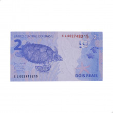 Cédula C-336 EL 2 Reais 2017 FE - Henrique de C. Meirelles / Ilan Goldfajn