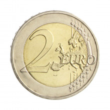 Moeda KM#293 2 Euros 2011 D FC Alemanha Europa Estado de Nordrhein-Westfalen Bimetálico Ø25,75mm 8,5gr.