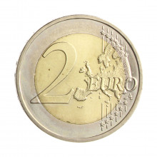Moeda KM#334 2 Euros 2024 D FC Alemanha Europa Estado da Baixa Saxônia Bimetálico Ø25,75mm 8,5gr.