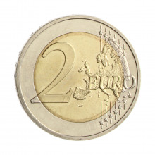 Moeda KM#261 2 Euros 2008 A SOB/FC Alemanha Europa Estado Federal de Hamburgo Bimetálico Ø25,75mm 8,5gr.