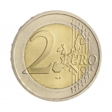 Moeda KM#214 2 Euros 2002 A SOB/FC Alemanha Europa Bimetálico Ø25,75mm 8,5gr.