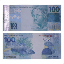 LabelCédula C-369 KG 100 Reais 2020 Ausência Localizada de Impressão MBC+ - Paulo Roberto N. Guedes / Roberto Campos Neto