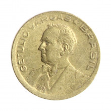 Moeda V-182 10 Centavos 1946 MBC+ S/Sigla Bronze Alumínio Ø17mm 3gr.