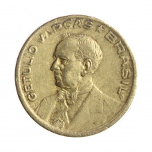 Moeda V-180b 10 Centavos 1944 MBC S/Sigla Bronze Alumínio Ø17mm 3gr.