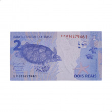 Cédula C-336 EF 2 Reais 2017 FE - Henrique de C. Meirelles / Ilan Goldfajn