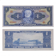 Cédula C-009 1 Cruzeiro 1944 Série 162 SOB/FE