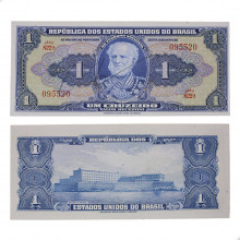 Cédula C-009 1 Cruzeiro 1944 Série 822 SOB/FE