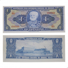 Cédula C-009 1 Cruzeiro 1944 Série 765 SOB/FE