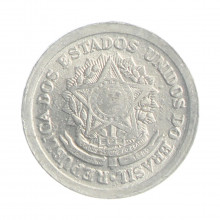 Moeda V-263 20 Centavos 1956 FC Alumínio Ø19mm 1,4gr.