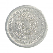 Moeda V-264 20 Centavos 1957 SOB Alumínio Ø19mm 1,4gr.