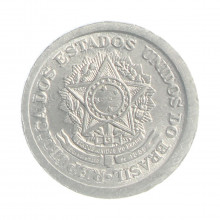 Moeda V-264 20 Centavos 1957 MBC+ Alumínio Ø19mm 1,4gr.