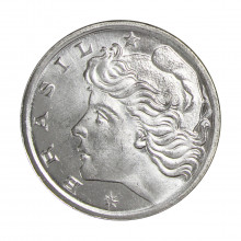 Moeda V-335 5 Centavos 1977 FC FAO Aço Inoxidável Ø21mm 2,7gr.