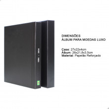 Álbum Moedas de Luxo Plano Real 1994 a 2034