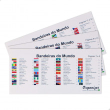 Etiquetas Adesiva para Coleção das Moedas do Mundo