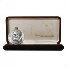 Medalha 05P Luis de Camôes 1980 FC Brasil América Prata 0.900 Ø50mm 70gr.