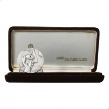 Medalha 150 Anos da 1ª Publicação do Sistema Braille 1979 FC Brasil América Prata 0.900 Ø50mm 64gr.