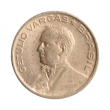 Moeda V-178 10 Centavos 1942 MBC/SOB Níquel Rosa Ø17mm 3gr.