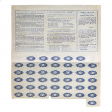 Apólice ao Portador N.86827 Rio de Janeiro Brasil América 1949