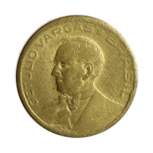 Moeda V-182 10 Centavos 1946 SOB S/Sigla Bronze Alumínio Ø17mm 3gr.*