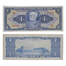 Cédula C-009 1 Cruzeiro 1944 Série 42 MBC