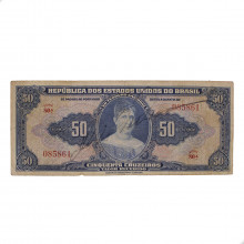 Cédula C-024 50 Cruzeiros 1943 UTG