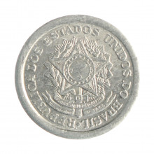 Moeda V-265 20 Centavos 1958  SOB  Alumínio  Ø19mm 1,4gr.*