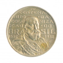 Moeda P-719 2000 Réis 1932 SOB Prata 0.500 Ø26mm 8gr.*