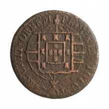 Moeda C-518 XL Réis 1821 R MBC Cobre Ø35mm 14,34gr.