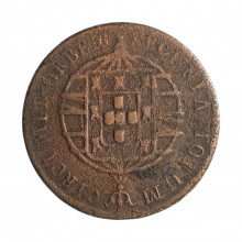 Moeda C-517 XL Réis 1820 R MBC Cobre Ø35mm 14,34gr.