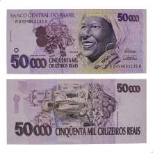 Cédula C-240 50000 Cruzeiros Reais 1994 FE