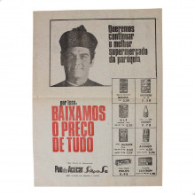 Propaganda Antiga Rede Paulista de Supermercados Pão de Açúcar Sirva-Se Brasil América