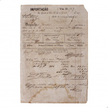 Importação Via N.427 Rio Grande do Sul Brasil América 1875