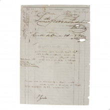 Importação Via N.817 Rio Grande do Sul Brasil América 1875