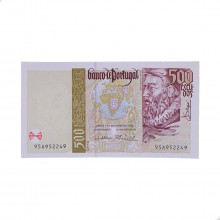 Cédula P#187 500 Escudos 1997-2000 Portugal Europa FE