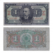 Cédula C-001 1 Cruzeiro 1944 MBC