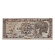 Cédula C-111 5 Cruzeiros 1961 Série 041 SOB/FE
