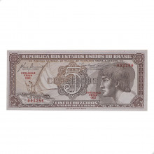 Cédula C-111 5 Cruzeiros 1961 Série 062 FE