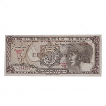 Cédula C-111 5 Cruzeiros 1961 Série 044 FE