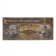 Cédula R-076 1 Mil Réis 1918 Autografada MBC