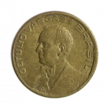 Moeda V-182 10 Centavos 1946 MBC+ S/Sigla Bronze Alumínio Ø17mm 3gr.