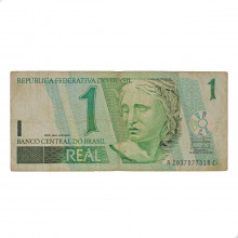 Cédula C-254 1 Real 2003 BC - Antônio Palocci Filho / Henrique C. Meirelles