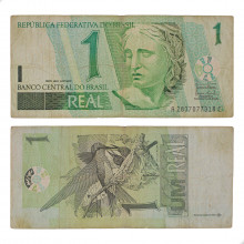 Cédula C-254 1 Real 2003 BC - Antônio Palocci Filho / Henrique C. Meirelles