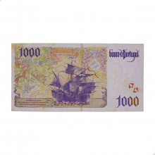 Cédula P#188a 1000 Escudos 1996-2000 Portugal Europa MBC